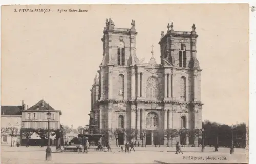 BF12414 vitry le francois eglise notre dame france front/back image