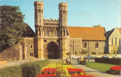 uk7504 st augustines abbey gateway canterbury uk