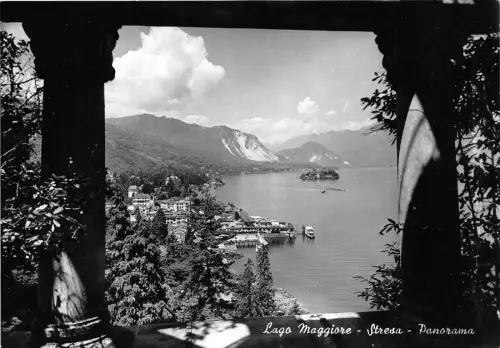 BG3122 lago maggiore stresa panorama CPSM 15x9,5cm italy