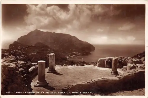 B16352 Capri Atrium della Villa di Tiberio 1934