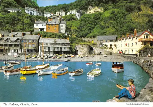 uk44470 the harbour clovelly devon uk