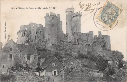BR43299 chateau de bonaguil Frankreich