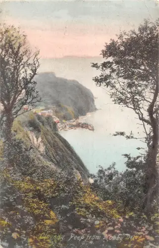 uk21796 peep from hobby drive clovelly uk