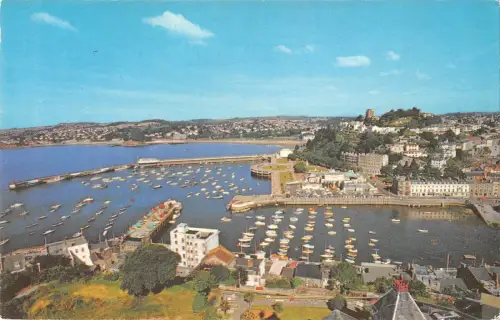 uk11146 inner and outer harbour torquay uk