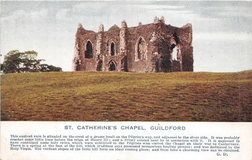 uk40562 st chaterines chapel guildford uk