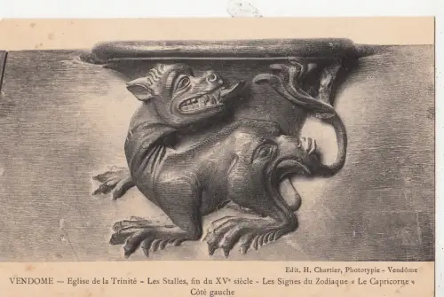 BF12341 les stakkes eglise de la trinite vendome france front/back image