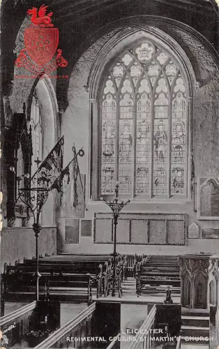 uk25143 regimentssäulen st martins cathedral leicester uk