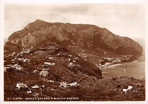 B39388 Capri Monte Solaro e Marina Grande italy