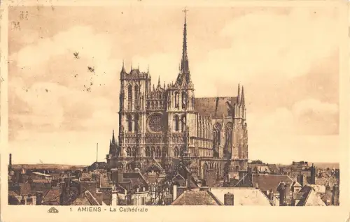 BR73066 amiens la cathedrale france