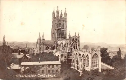 uk24781 gloucester cathedral real photo uk