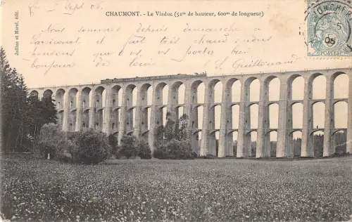 BF8390 chaumont le viaduc france Frankreich