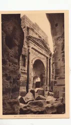 BF11482 orange entree principale du cirque france front/back image