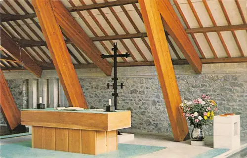 uk8292 chapel interior scargill house kettlewell yorkshire uk