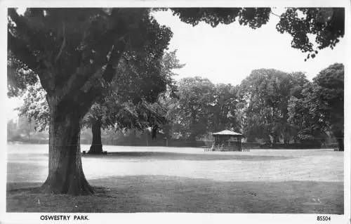 uk844 oswestry park real photo uk