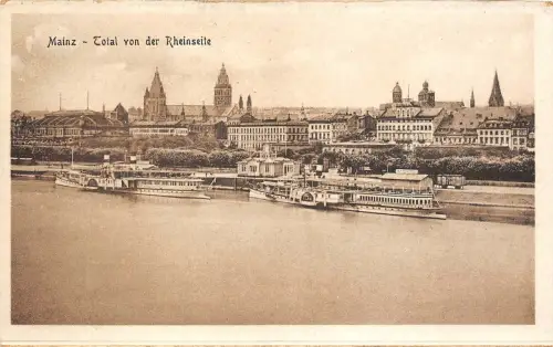 BR41926 Total von der Rheinseite Mainz Deutschland