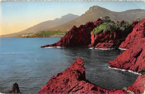 BR9439 la Corniche d or roches Rouges au trayas france