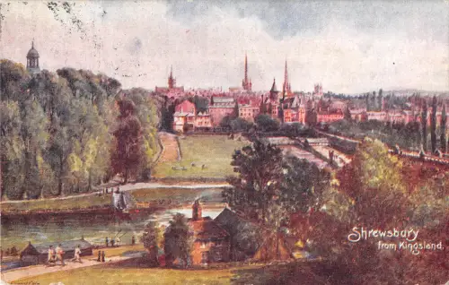 uk25779 shrewsbury from kingsland uk