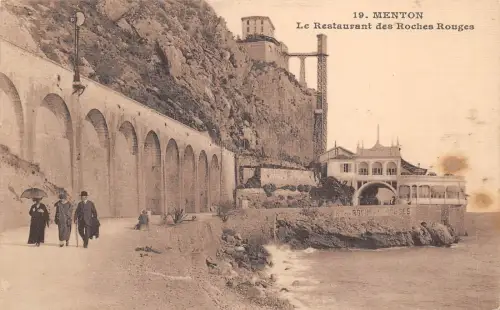 BF4381 menton le restaurant des roches rouges france