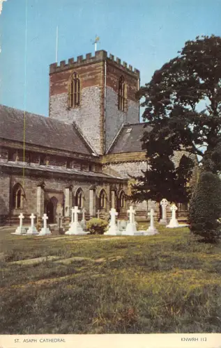 uk24642 st asaph cathedral wales real photo uk