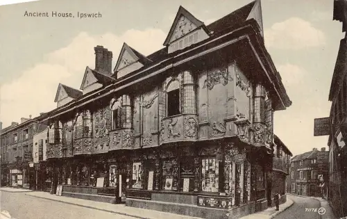 uk48319 altes Haus Ipswich Echtfoto UK