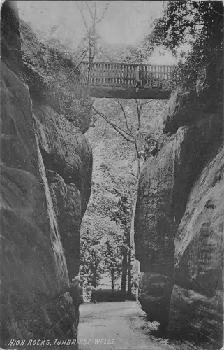 uk25656 high rocks tunbridge wells real photo uk