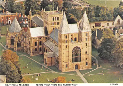 uk46527 Luftbild aus NW Southwell Minster UK
