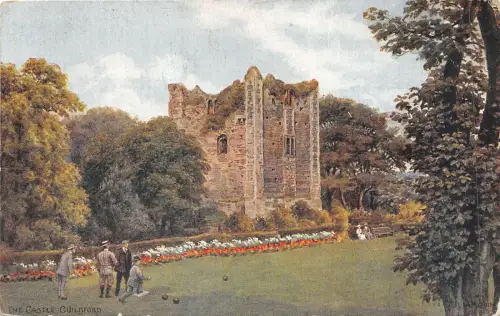 auk41159 the castle guildford uk bowlingspiel