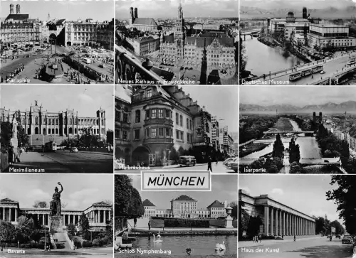 BG21832 munchen multi views germany CPSM 14,5x9cm