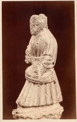 uk20341 statue postkarte museum echtfoto uk