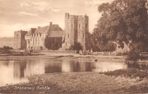 uk20199 stokesay castle real photo uk