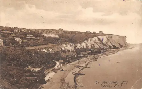 br109497 st margarets bay looking east real photo uk