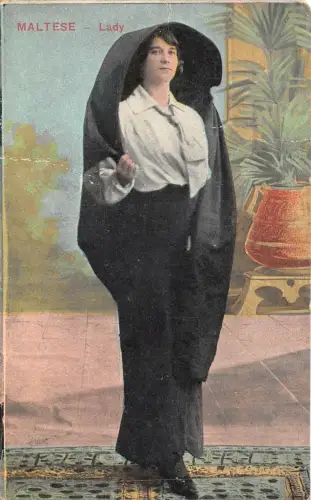 Lot165 Malteserin Malta Typen Folklore Kostüm