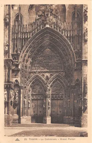 BR7902 Thann La Cathedrale Grand Portail Frankreich
