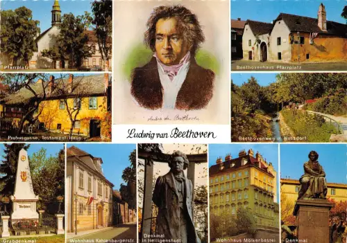 Br43649 Wien Ludwing van Beethoven Gedekstatten