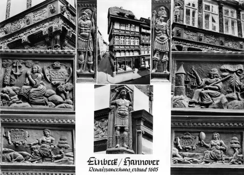 BG1789 Renaissancehaus Skulptur Einbeck Hannover CPSM 14x9,5cm Germany