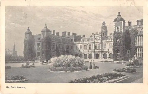 uk2895 hatfield house real photo uk
