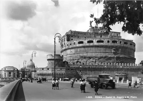B69851 Italia Roma Castel S Angelo S Pietro italy