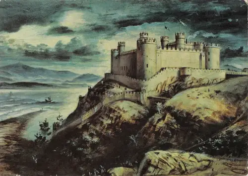 uk34274 harlech castle merioneth wales uk