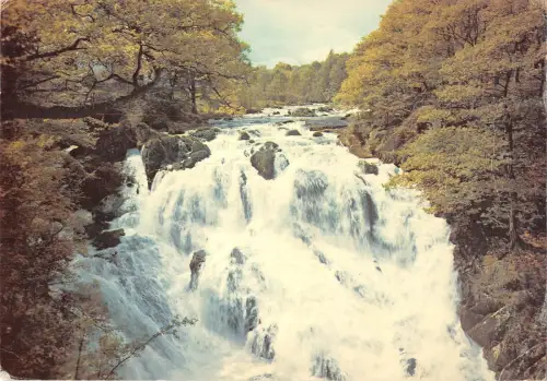 uk34753 betws y coed swallow falls wales uk