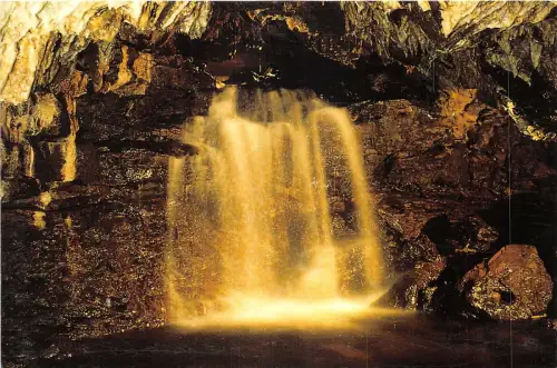 uk43742 first waterfall ingleton yorkshire uk
