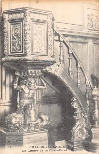 BF6510 chalon sur saone la chaire de la chapelle et l h france Frankreich