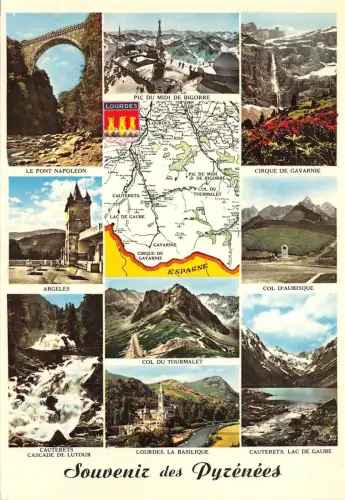 BR42652 Nos Belles Pyrenäen Karte cartes geographiques