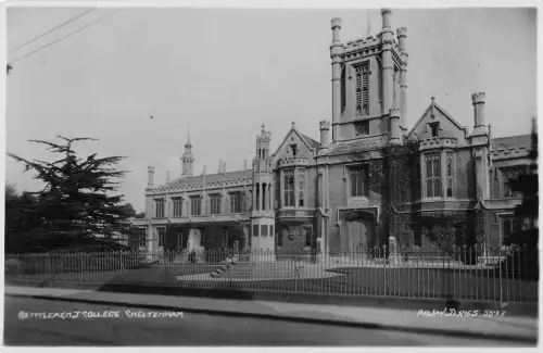 uk20766 gentlemans college cheltenham real photo uk