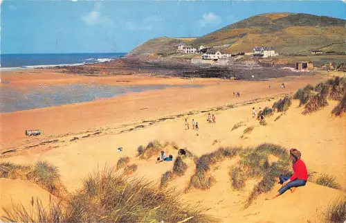 uk10984 sands and baggy point Croyde uk