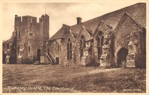 uk20135 the courard stokesay castle real photo uk