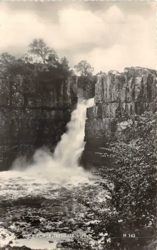 uk51457 high force teesdale real photo uk