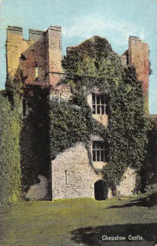 uk20191 chepstow castle wales uk