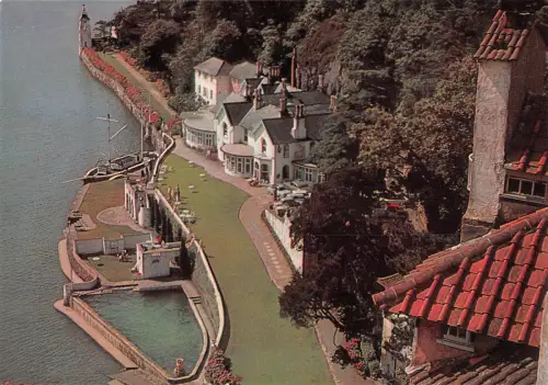 uk1697 portmeirion harbour wales real photo uk