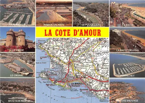 BF40930 la cote d amour france map cartes geographiques