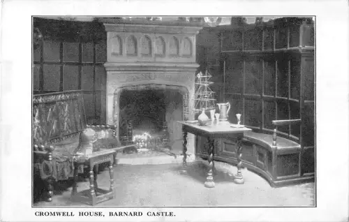 uk3099 cromwell house barnard castle durham real photo uk